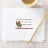 Santa Speelgoed-Making Merry Christmas Script  Etiket (Insitu)