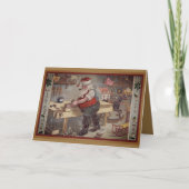 Santa Speelgoed Winkel Feestdagen Kaart (Voorkant)