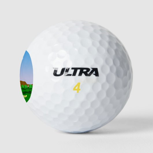 Santa Spelen Golf Golfballen (Logo)
