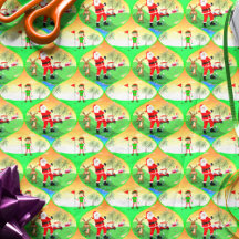 Santa Spelen Golf In Florida Kerst Ogee