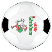 Santa Spelen Voetbal Cool (Gedraaid)