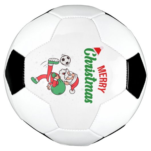 Santa Spelen Voetbal Cool (Gedraaid)