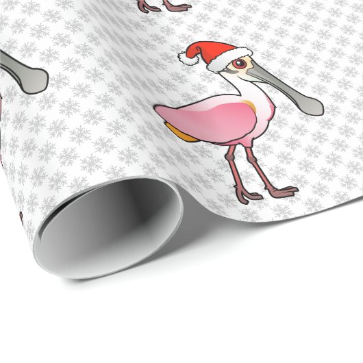 Santa Spoony Cadeaupapier (Rol Hoek)