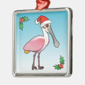 Santa Spoony Metalen Ornament (Links)