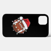Santa Sports Christmas Amerikaans Football Lover Case-Mate iPhone Case (Achterkant (horizontaal))