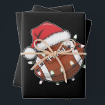 Santa Sports Christmas Amerikaans Football Lover Inpakpapier Vel<br><div class="desc">Santa Sports Mannen Boys Christmas Football Player</div>