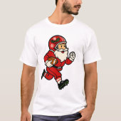 Santa Sprint Football T-shirt (Voorkant)