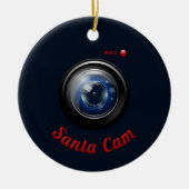 Santa Spy Camera Keramisch Ornament (Voorkant)
