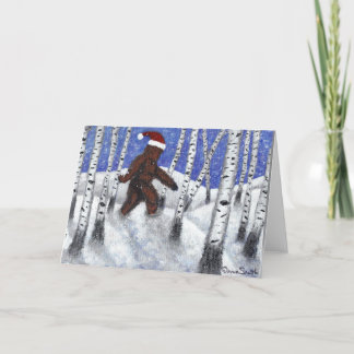 Santa Squach Feestdagen Kaart