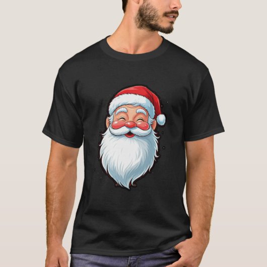 Santa Squad: Feestelijk Kerstontwerp T-shirt (Voorkant)
