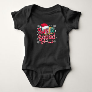 Santa Squad Kerstploeg Familie Matching Santa Crew Romper