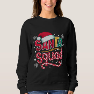 Santa Squad Xmas Squad Familie Bijpassende Santa C Trui