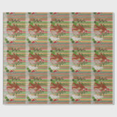 Santa Squatch Cadeaupapier (Vlak)