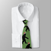 Santa Squatch Necktie Stropdas (Gebonden)