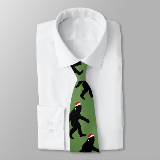 Santa Squatch Necktie Stropdas (Gebonden)