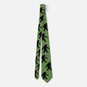 Santa Squatch Necktie Stropdas (Achterkant)