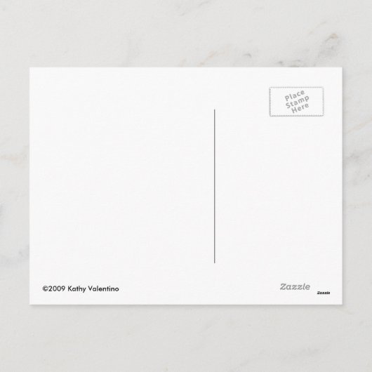 Santa Squirrel Briefkaart (Achterkant)