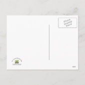 Santa Squirrel Drink een cocktail Feestdagenkaart (Achterkant)