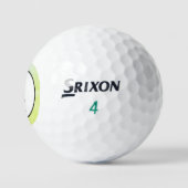 Santa Squirrel Humoureus Golfballen (Logo)
