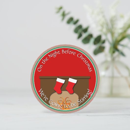 Santa Squirrel is Jolly · Feestdag Kaart (Staand voorkant)