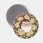 Santa St. Nick Kerstmagneet Magneet (Voorkant / Achterkant)