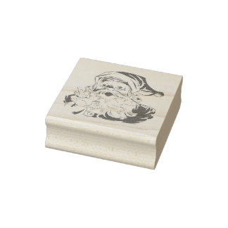  Santa Stamp Rubberstempel