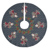 Santa Standing Tree Rok Kerstboom Rok (Voorkant)