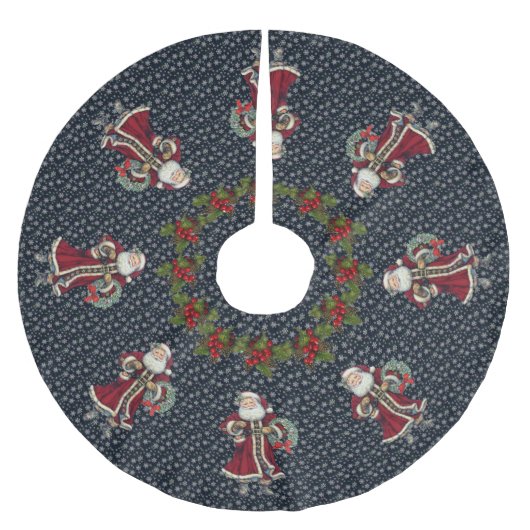 Santa Standing Tree Rok Kerstboom Rok (Voorkant)