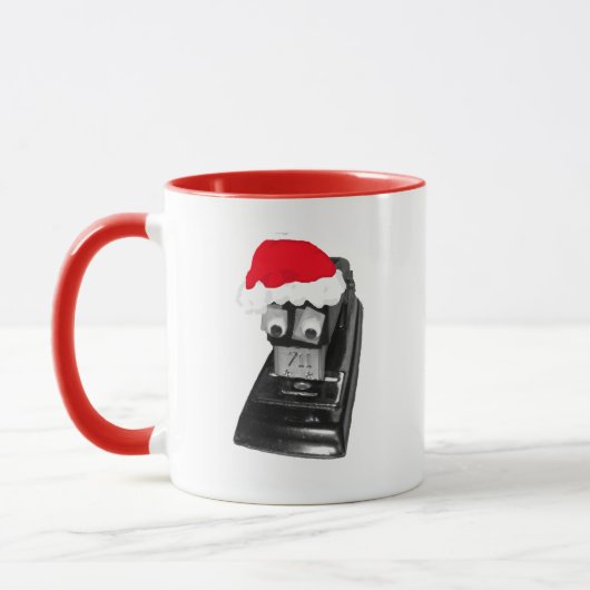 Santa Stapler Coffee Mok (Links)