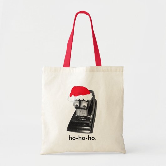 Santa Stapler met Googly Eyes Tote Bag (Voorkant)