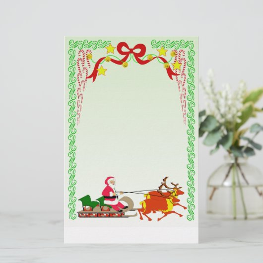 Santa Stationery Briefpapier (Staand voorkant)