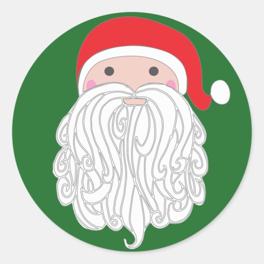 Santa Sticker (Voorkant)