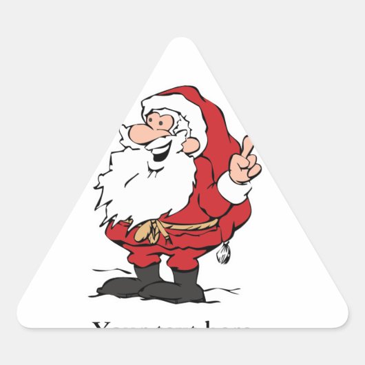 Santa sticker (Voorkant)