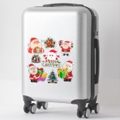 Santa sticker set (Koffer)