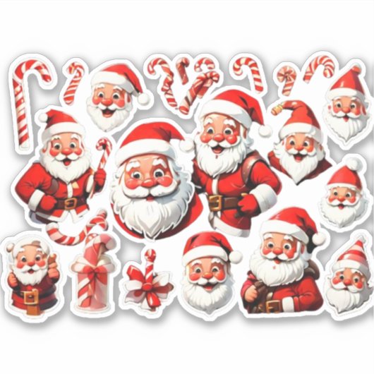 Santa Stickers (Voorkant)