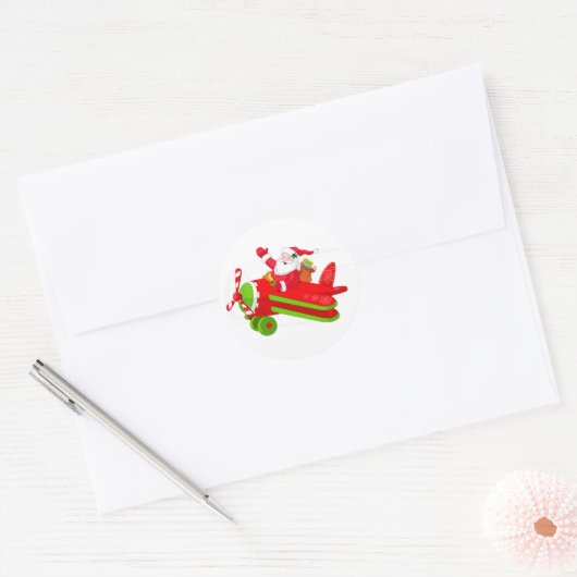 Santa Stickers (Envelop)
