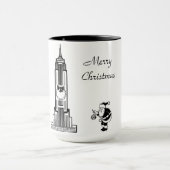 Santa  stijl New York City kerst Mok (Midden)