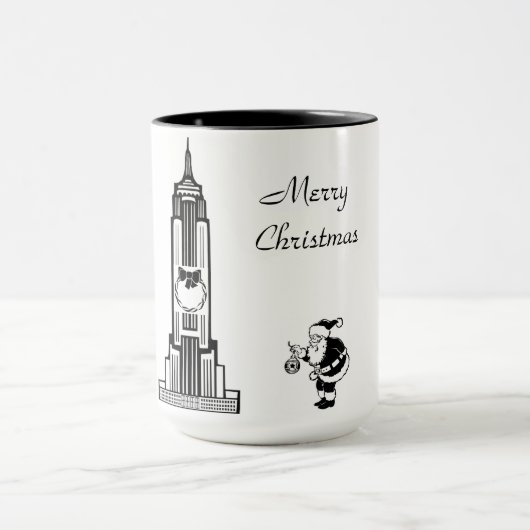 Santa  stijl New York City kerst Mok (Midden)