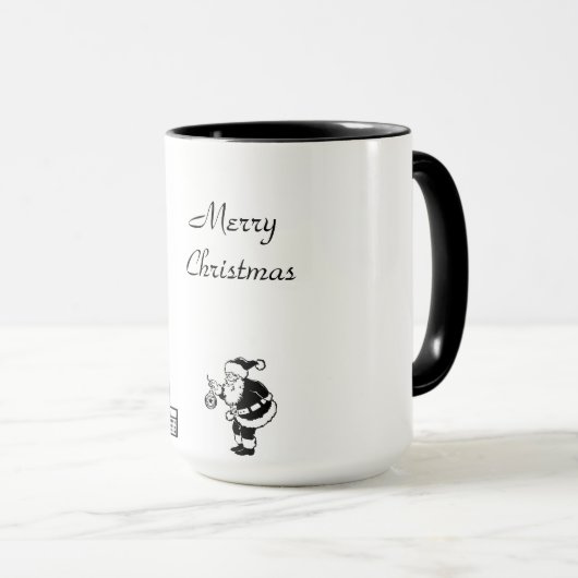 Santa  stijl New York City kerst Mok (Voorkant rechts)