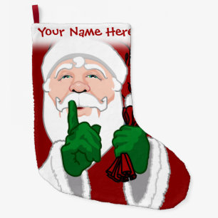 Santa Stocking persoonlijke kerstcadeautjes Grote Kerstsok