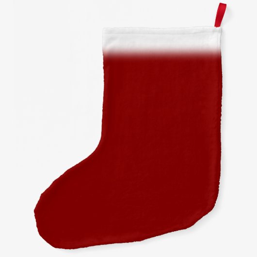 Santa Stocking persoonlijke kerstcadeautjes Grote Kerstsok (Achterkant)