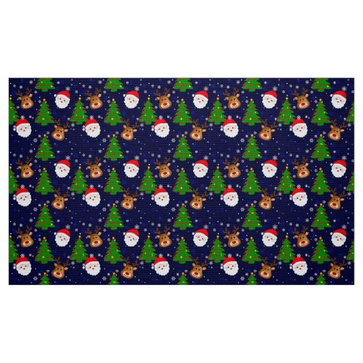 Santa stof polyester poplin 60" breedte (Fat Quarter)