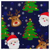 Santa stof polyester poplin 60" breedte (Close Up)