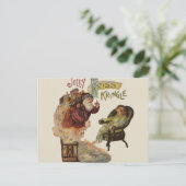 Santa Stories Kris Kringle  Art Print Feestdagenkaart (Staand voorkant)