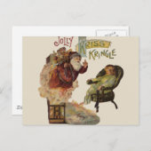 Santa Stories Kris Kringle  Art Print Feestdagenkaart (Voorkant / Achterkant)