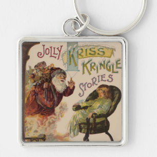 Santa Stories Kris Kringle  Art Print Sleutelhanger