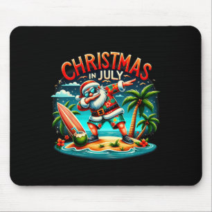 Santa Strand Funny Kerstmis In Juli Santa Zomer B Muismat