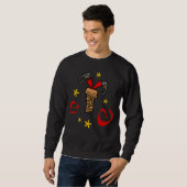 Santa Stuck in Chimney Trui (Voorkant volledig)