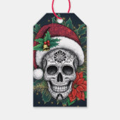 Santa Sugar Skull Cadeaulabel (Voorkant)