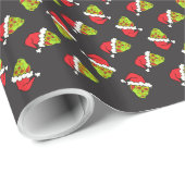 Santa Sugar Skull Cadeaupapier (Rol Hoek)